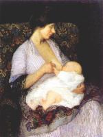 水彩大师 William Turner_turner_mother_and_child_c1908